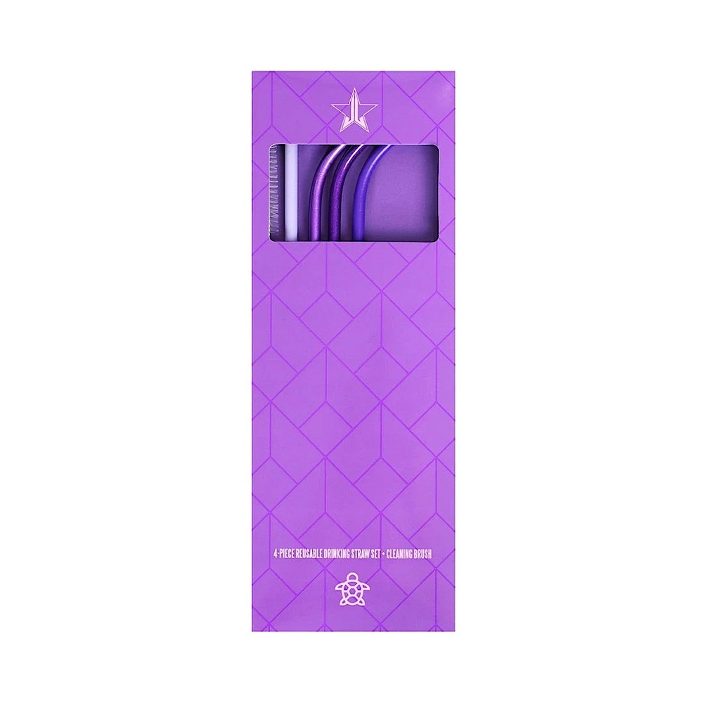 ‼️LAST SET‼️🆕💜JEFFREE STAR: PURPLE Metal Straws Set
